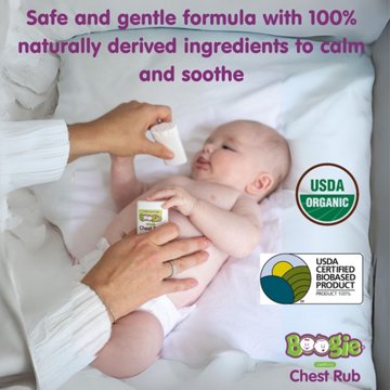 Boogie Soothing Chest Rub - Eucalyptus & Lavender, 0.49 oz