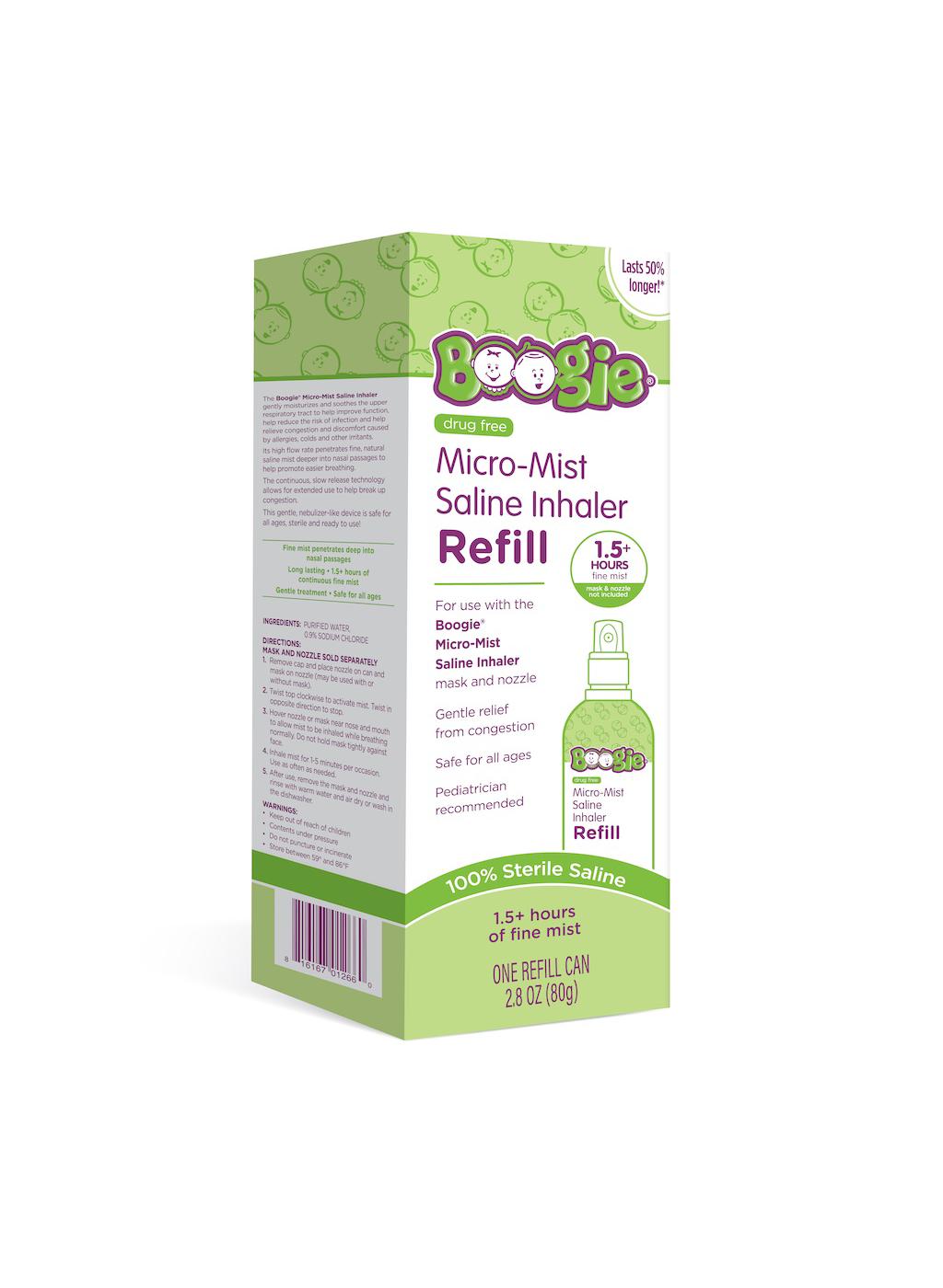 Boogie Wipes Micro-Mist Saline Inhaler Refill; image 1 of 4