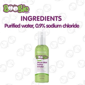 Boogie Wipes Micro-Mist Saline Inhaler Refill, 2.8 oz