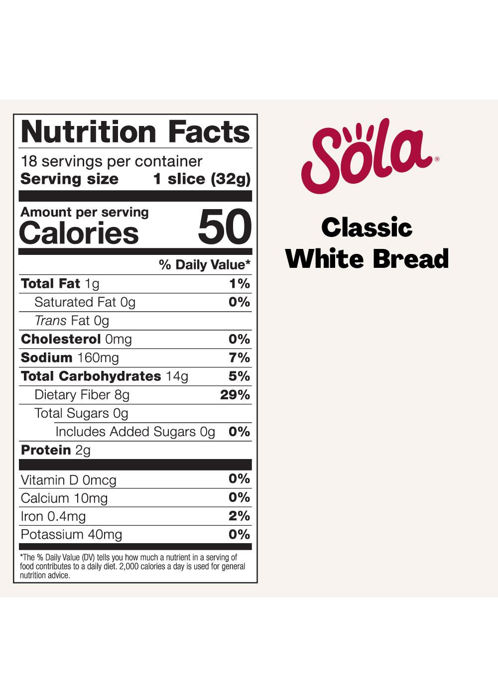 Sola Classic White Bread; image 3 of 3