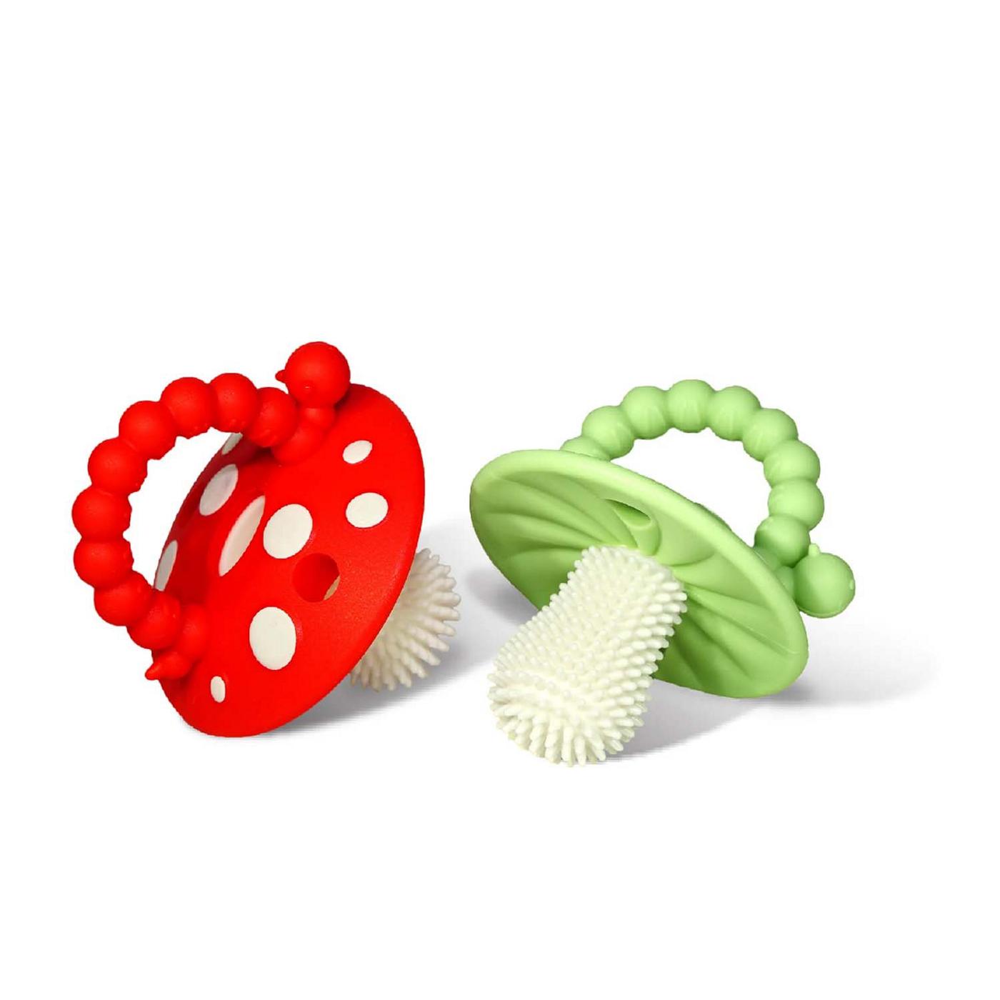 Razbaby Chompy Teether Mushrooms; image 3 of 3