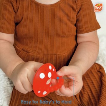 Razbaby Chompy Teether Mushrooms, 2 ct