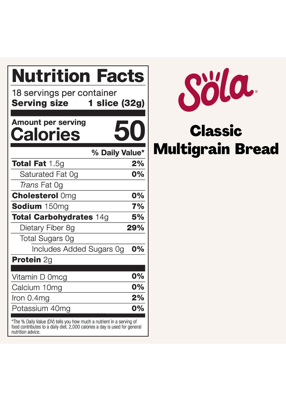 Sola Multigrain Bread; image 3 of 3