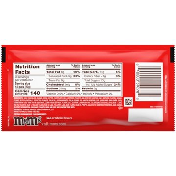 M&M'S Mega Peanut Butter Chocolate Candy - Share Size