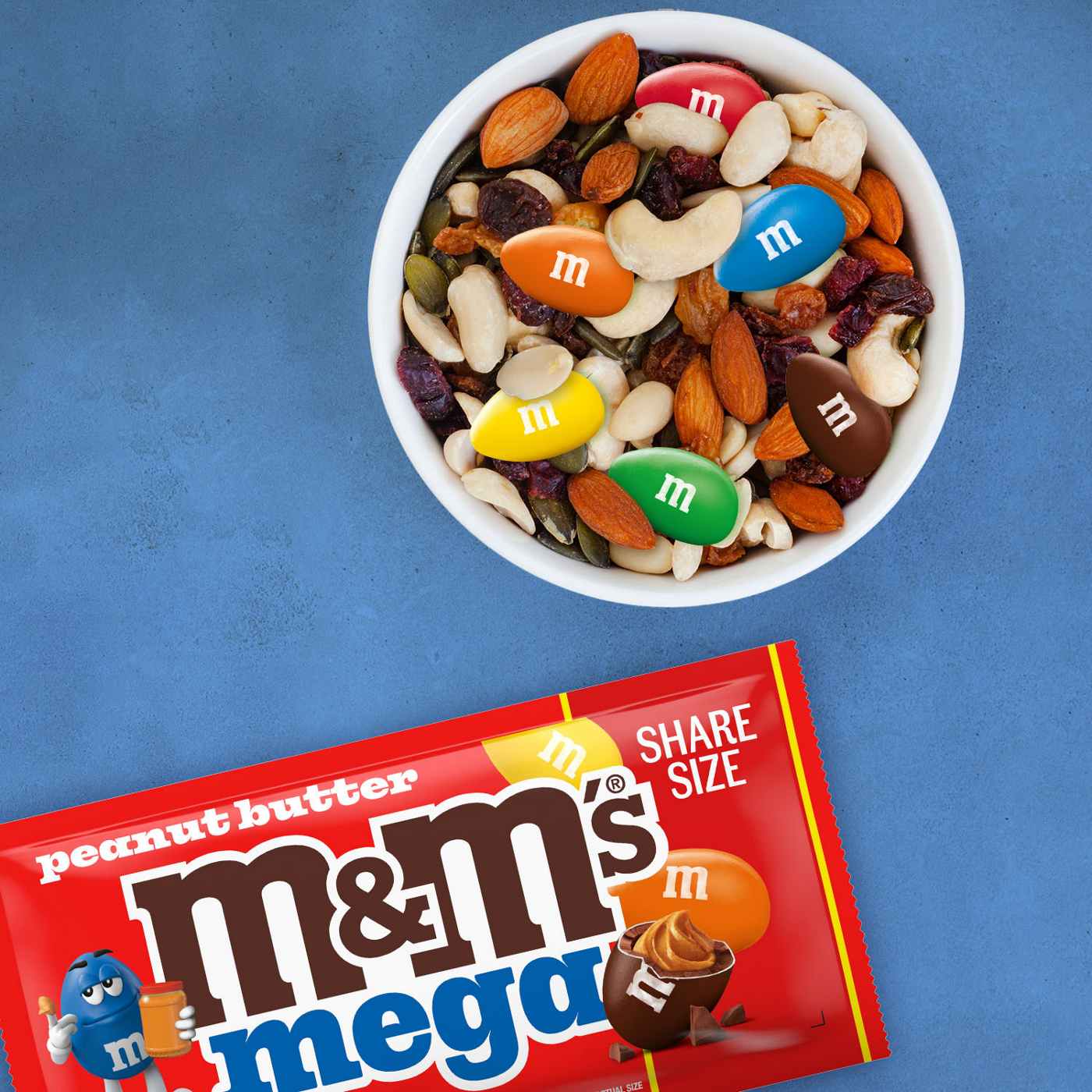 M&M'S Mega Peanut Butter Chocolate Candy - Share Size; image 5 of 8