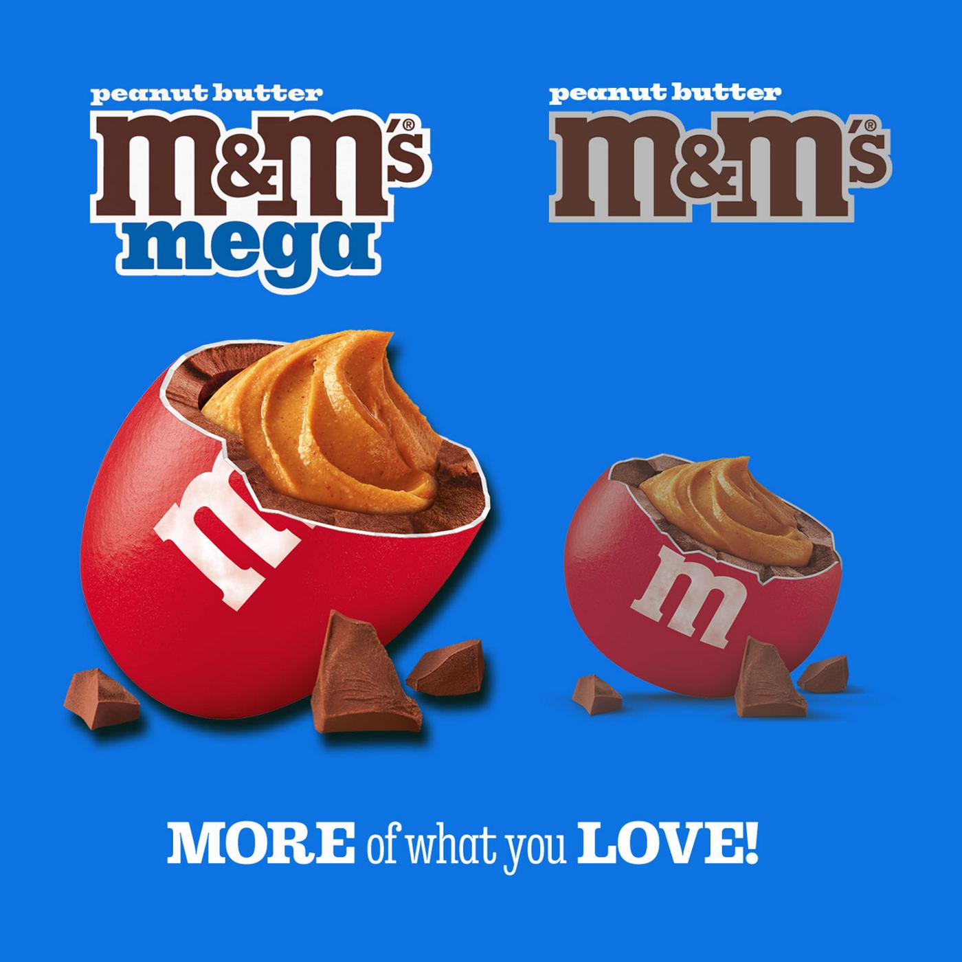 M&M'S Mega Peanut Butter Chocolate Candy - Share Size; image 7 of 8