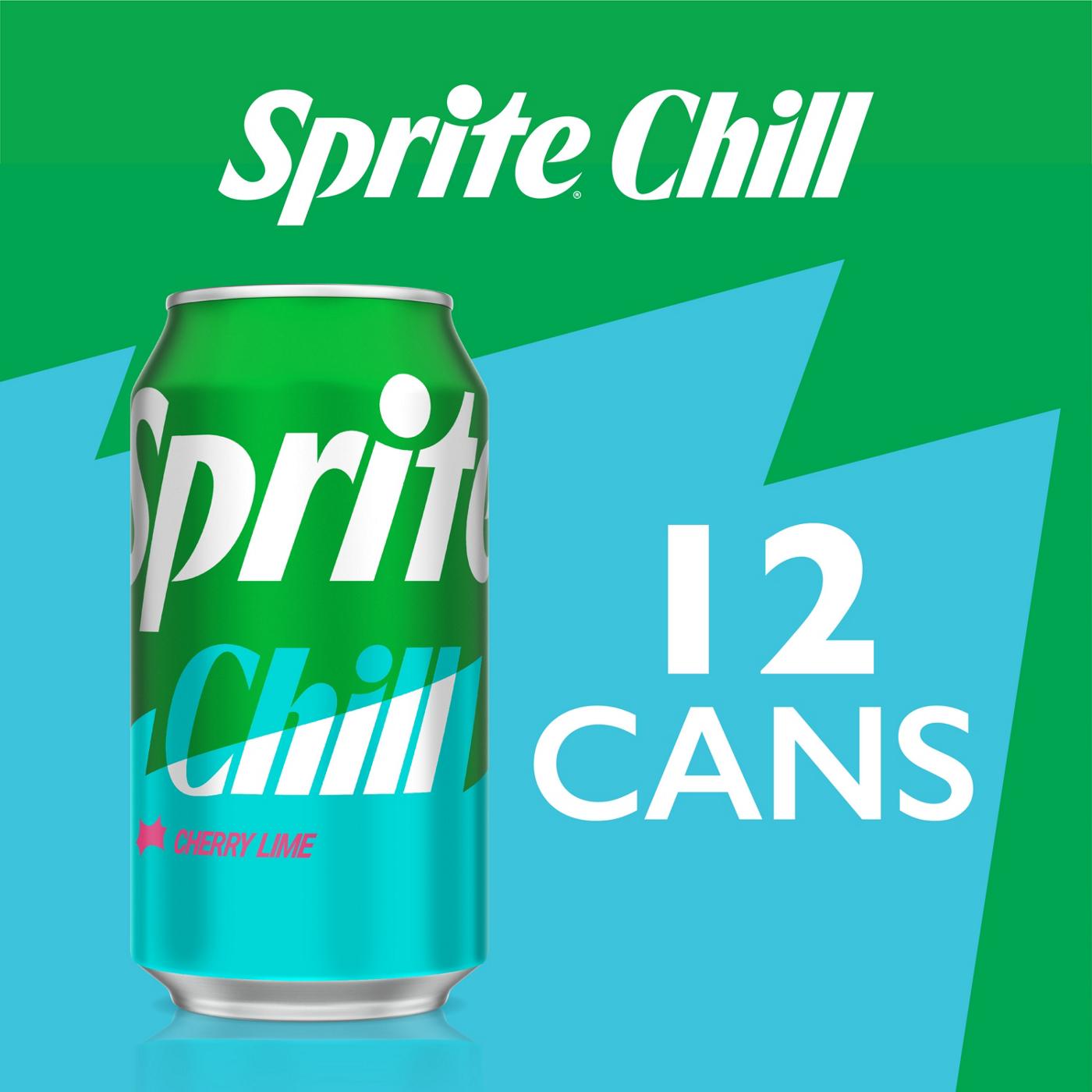 Sprite Chill Cherry Lime, 12 pk Cans; image 2 of 7