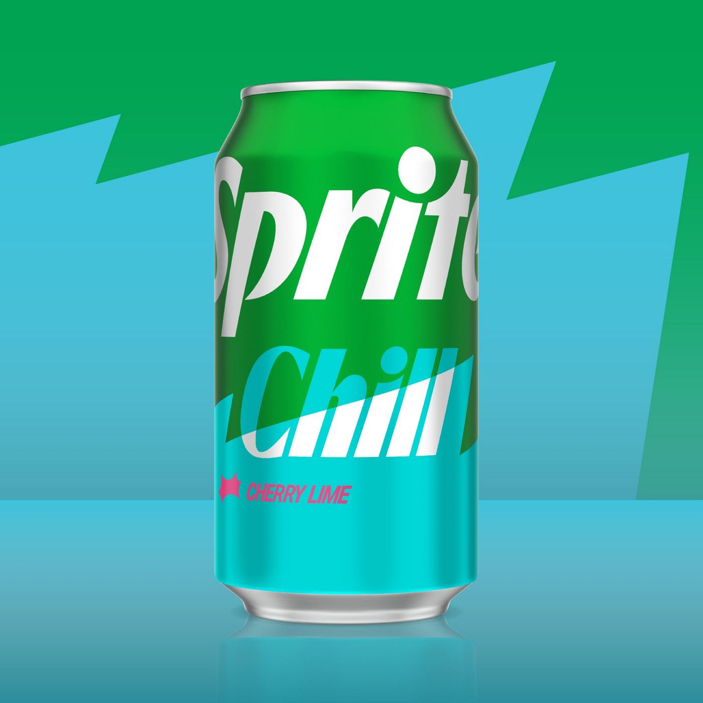Sprite Chill Cherry Lime, 12 pk Cans; image 7 of 7