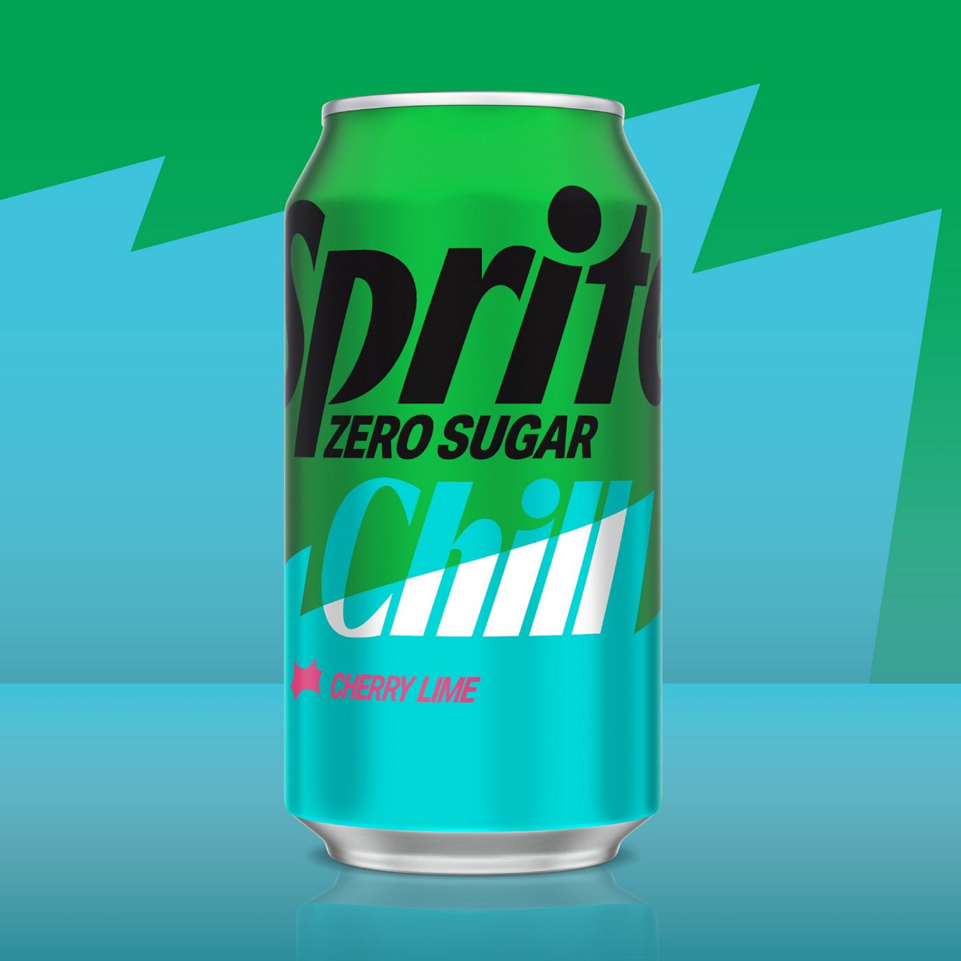 Sprite Chill Zero Cherry Lime, 12 pk Cans; image 6 of 7