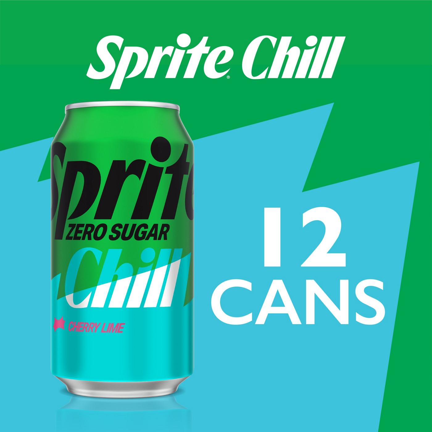 Sprite Chill Zero Cherry Lime, 12 pk Cans - Shop Soda at H-E-B