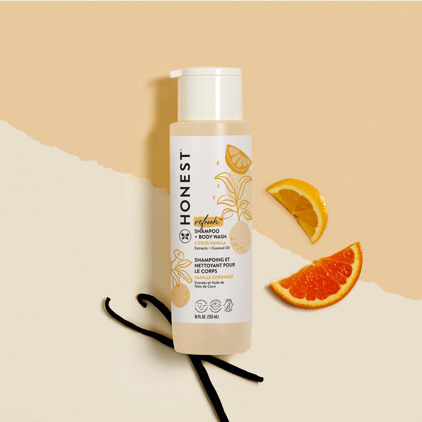 The Honest Company Refresh Shampoo + Body Wash - Citrus Vanilla; image 4 of 4