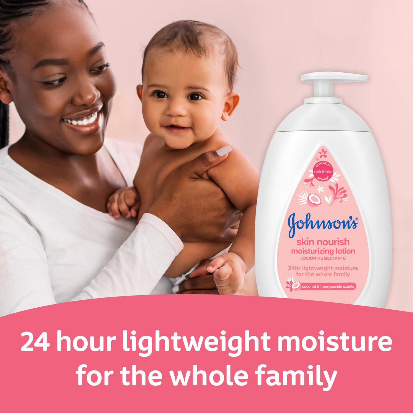 Johnson's Baby Skin Nourish Body Lotion - Coconut & Honeysuckle; image 8 of 8