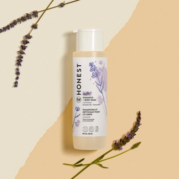 The Honest Company Calm Shampoo & Body Wash - Lavender, 18 oz