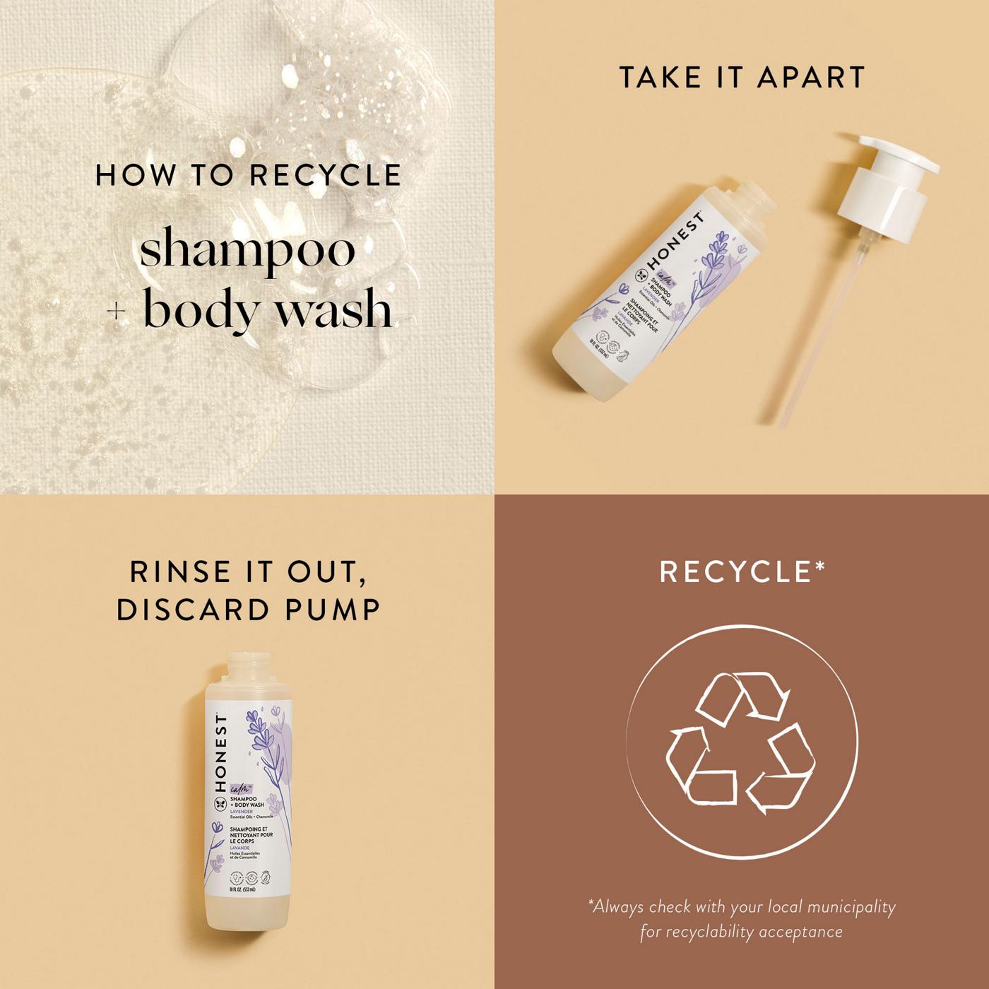 The Honest Company Calm Shampoo + Body Wash - Lavender; image 5 of 5
