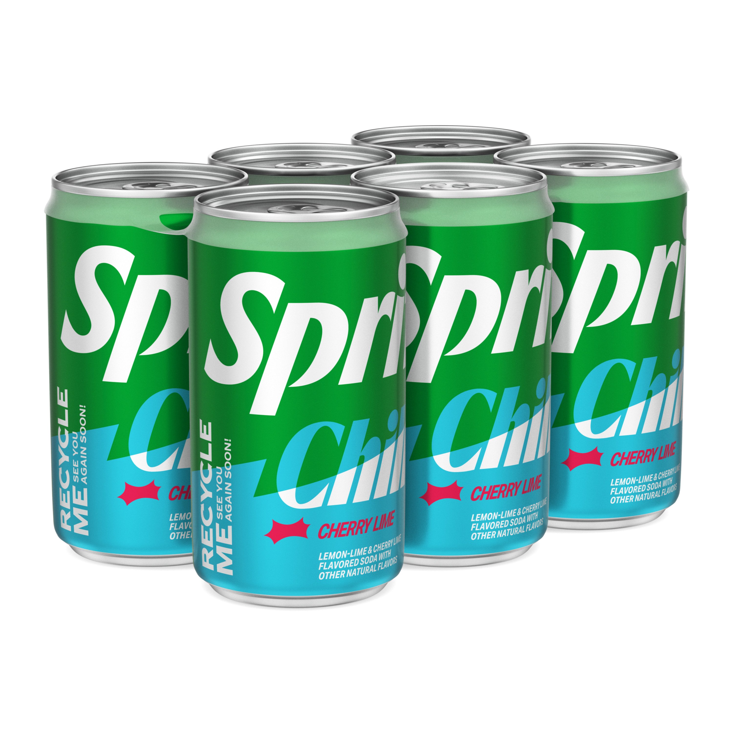 Sprite Chill Cherry Lime, 6 pk Cans - Shop Soda at H-E-B