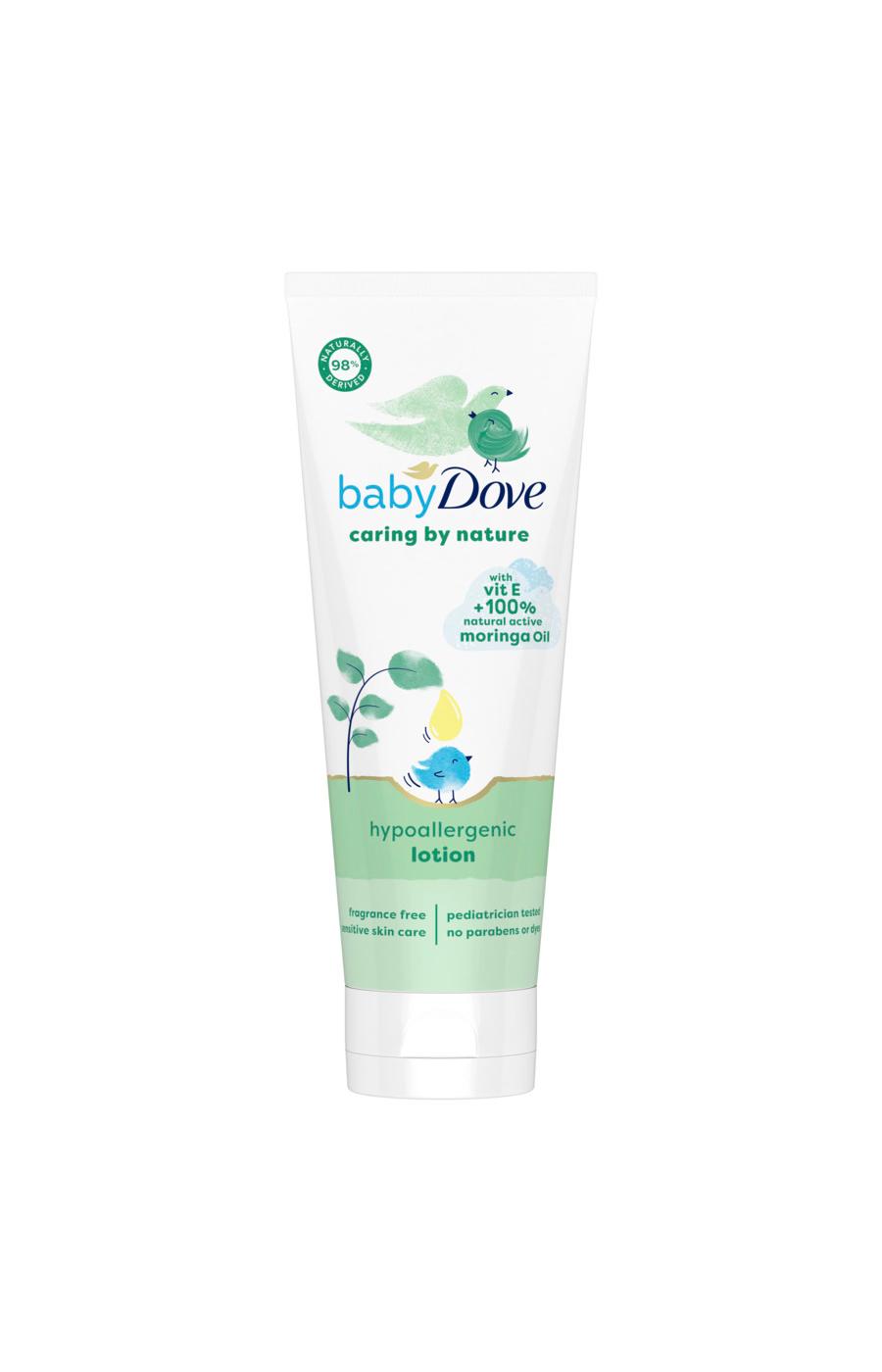 Baby Dove Hypoallergenic Lotion with Vitamin E and 100% Natural Moringa Oil; image 1 of 5