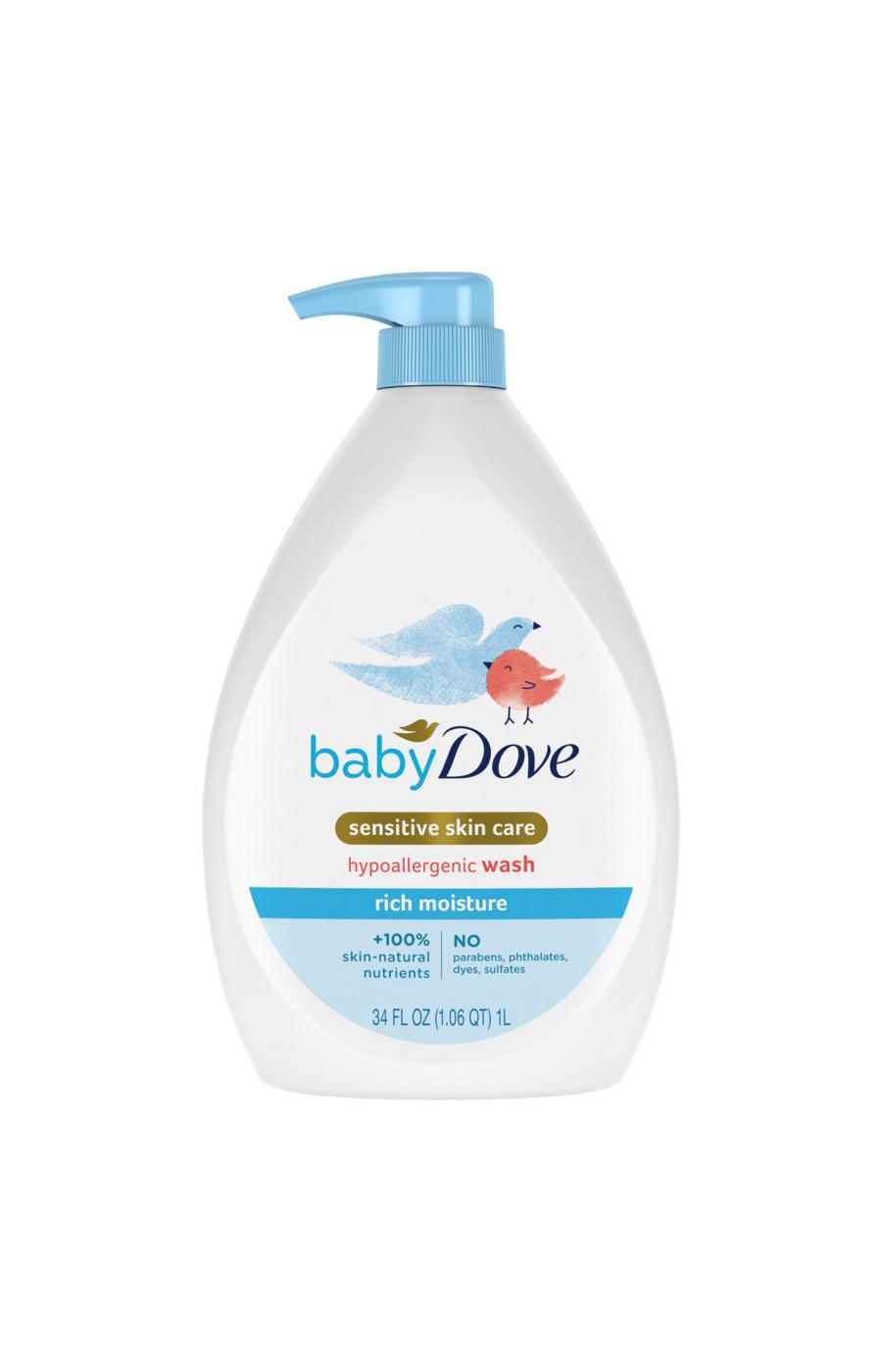 Baby Dove Fragrance Free Sensitive Skin Care Hypoallergenic Baby Wash; image 1 of 6