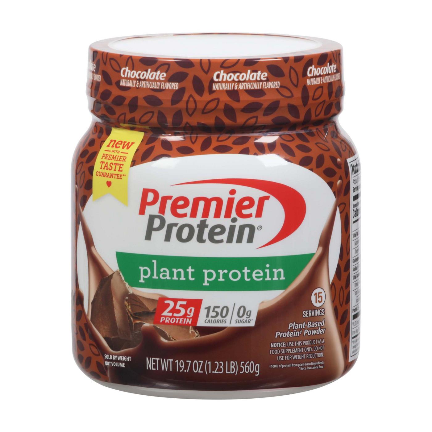 Premier Protein Plant Protein Powder, 25g - Chocolate; image 1 of 3
