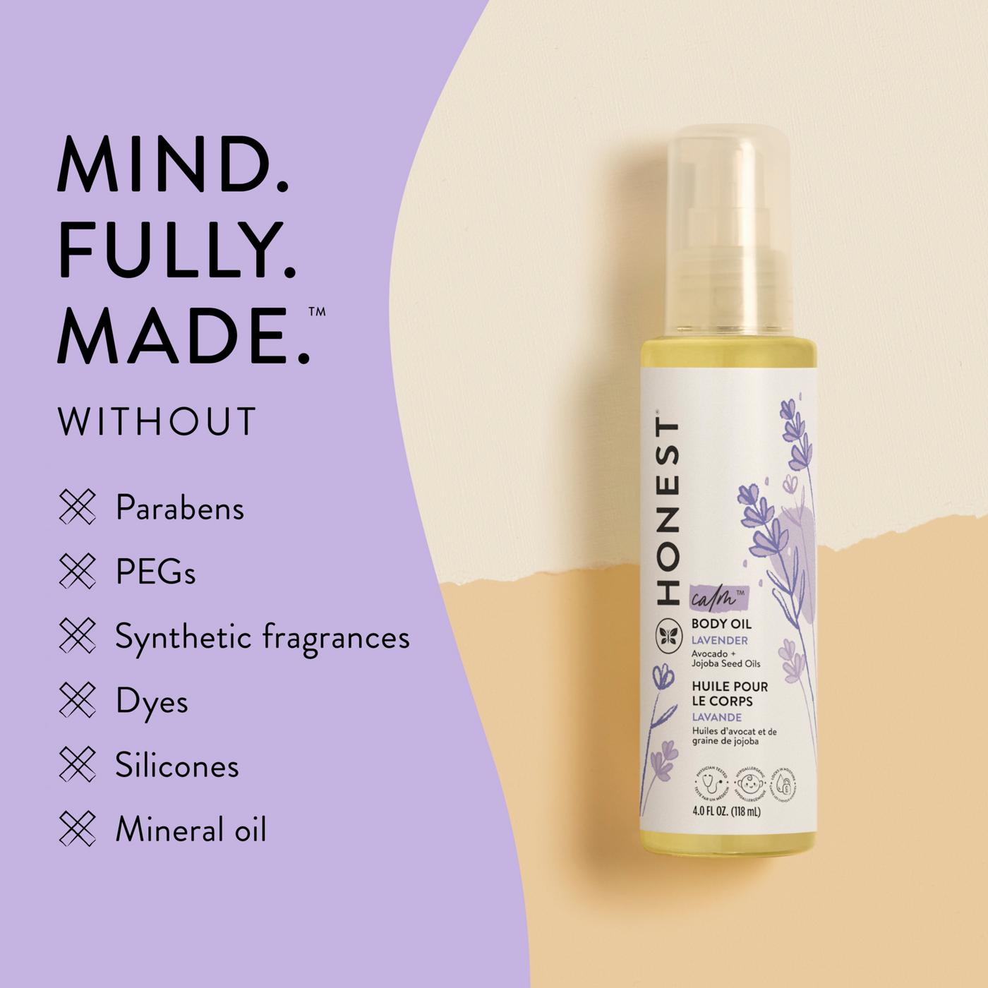 The Honest Company Calm Body Oil - Lavender; image 3 of 4