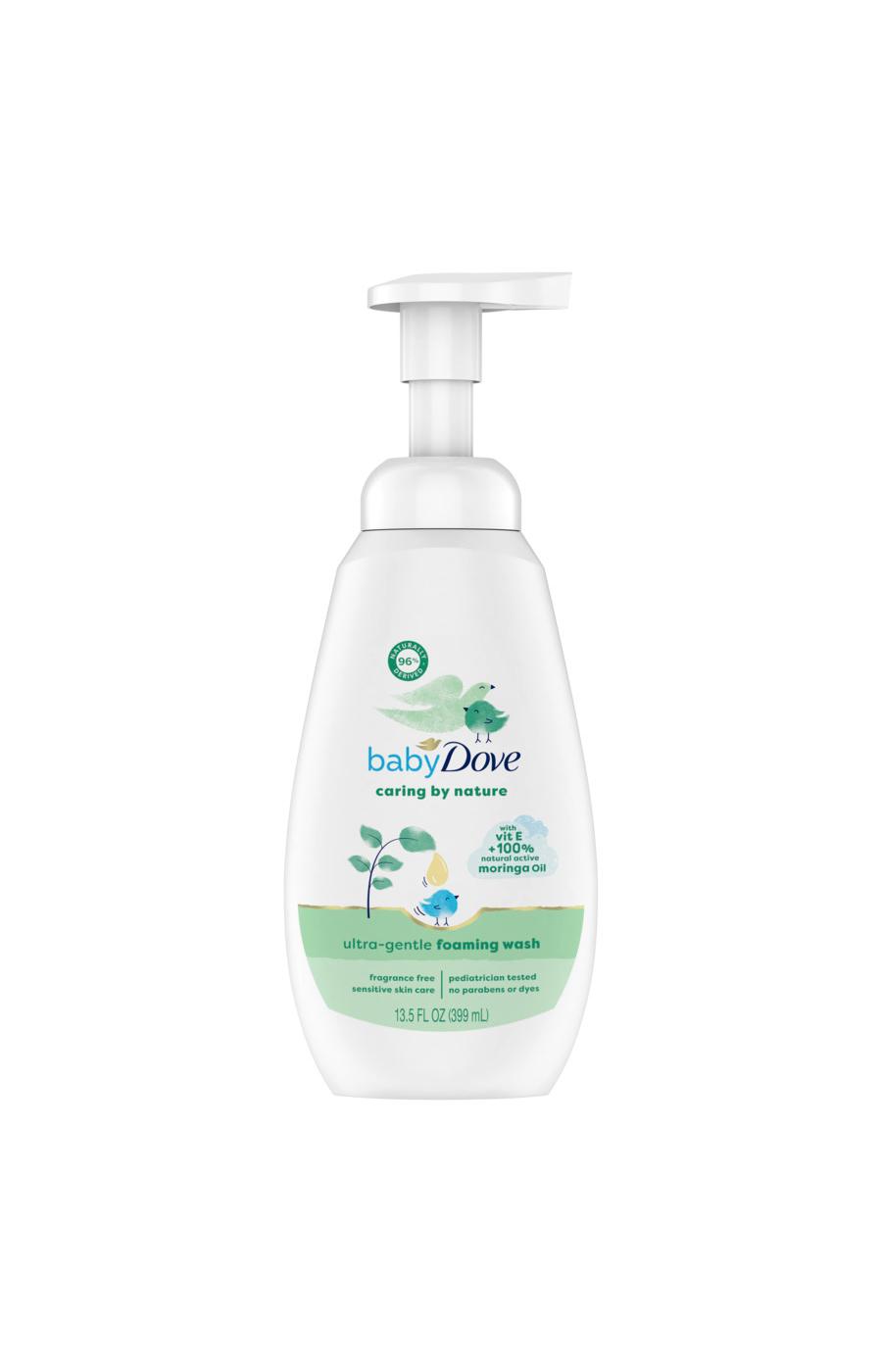 Baby Dove Ultra Gentle Foaming Wash with Vitamin E and 100% Natural Moringa Oil; image 1 of 5