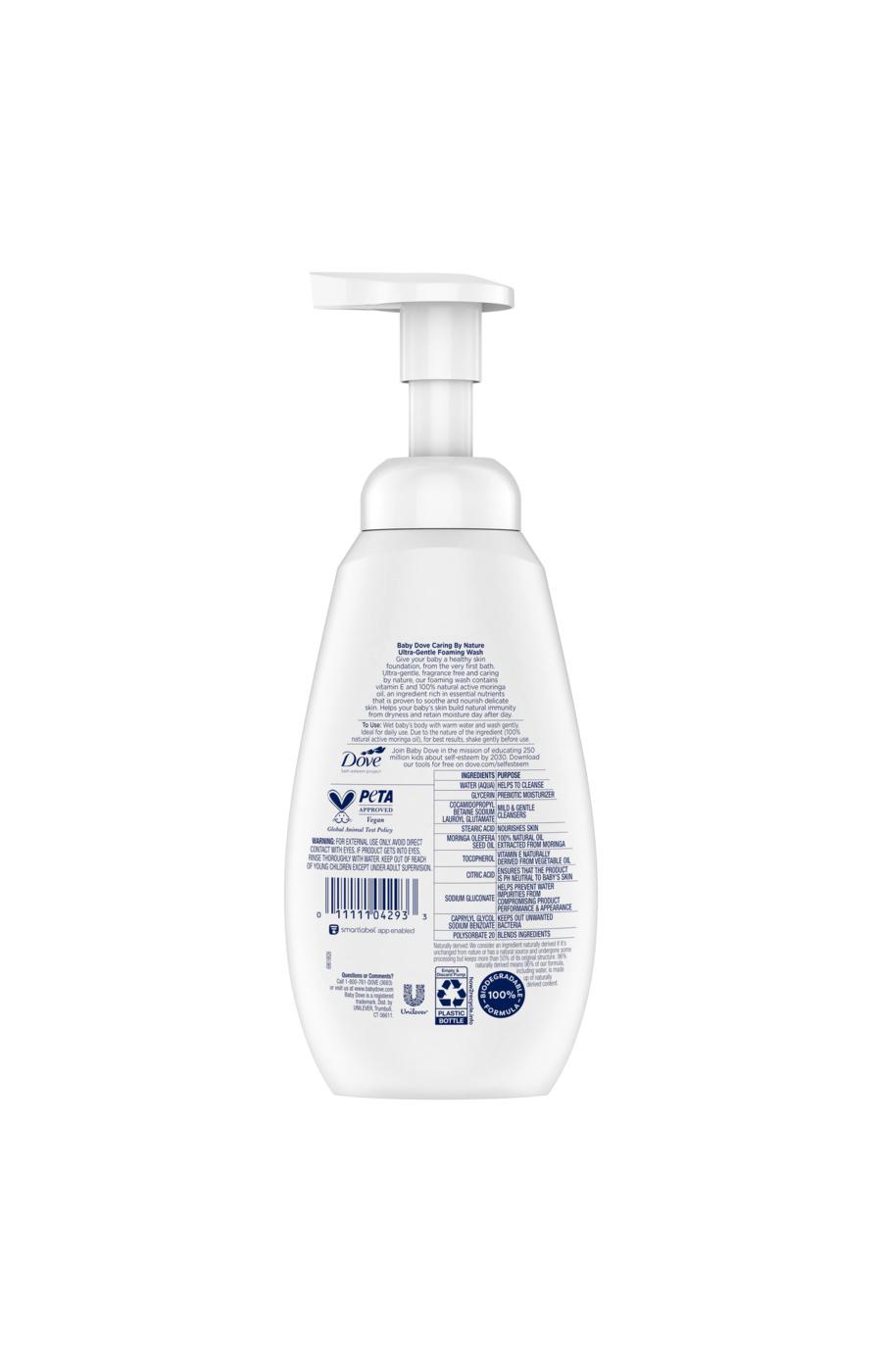 Baby Dove Ultra Gentle Foaming Wash with Vitamin E and 100% Natural Moringa Oil; image 4 of 5
