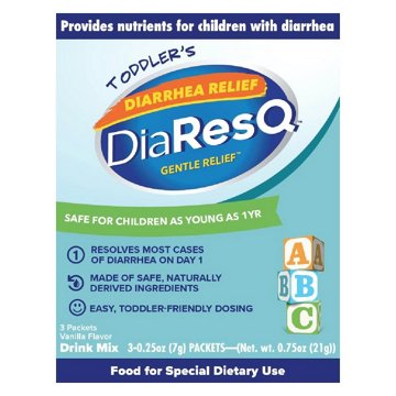 DiaResQ Toddler's Diarrhea Relief Drink Mix - Vanilla