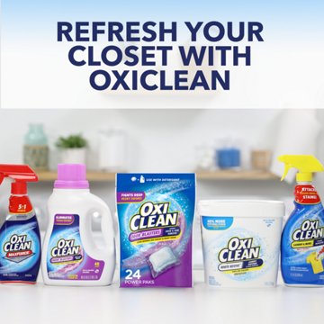 OxiClean Odor Blasters Laundry Stain Remover Power Paks, 24 Loads, 24 ct