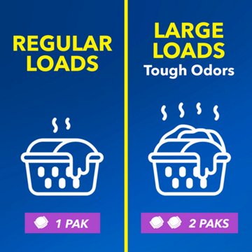 OxiClean Odor Blasters Laundry Stain Remover Power Paks, 24 Loads, 24 ct