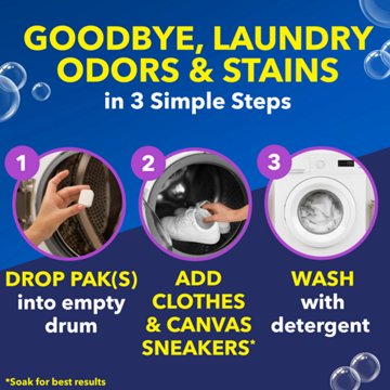 OxiClean Odor Blasters Laundry Stain Remover Power Paks, 24 Loads, 24 ct