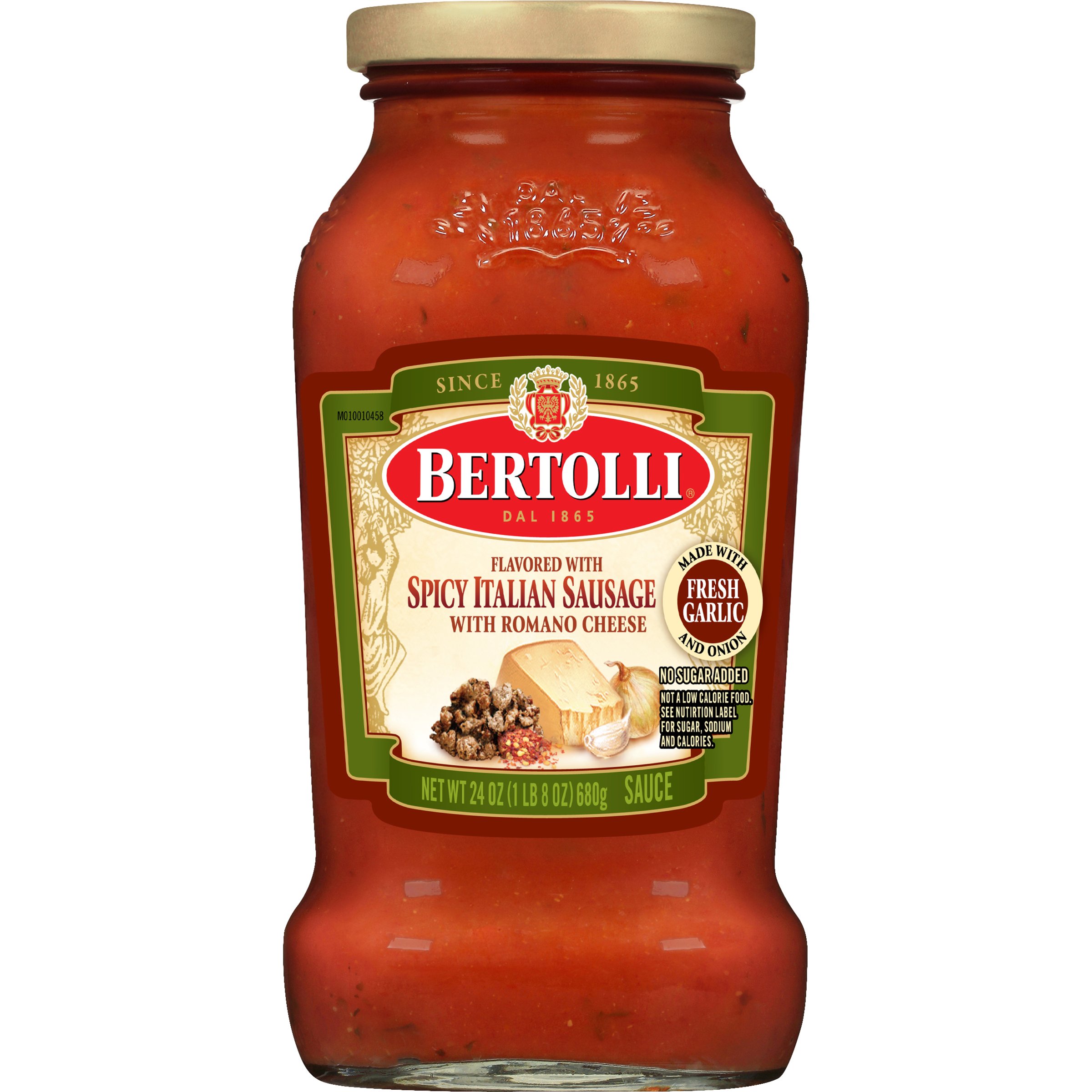 Bertolli Spicy Italian Sausage Pasta Sauce Shop Pasta sauces at HEB