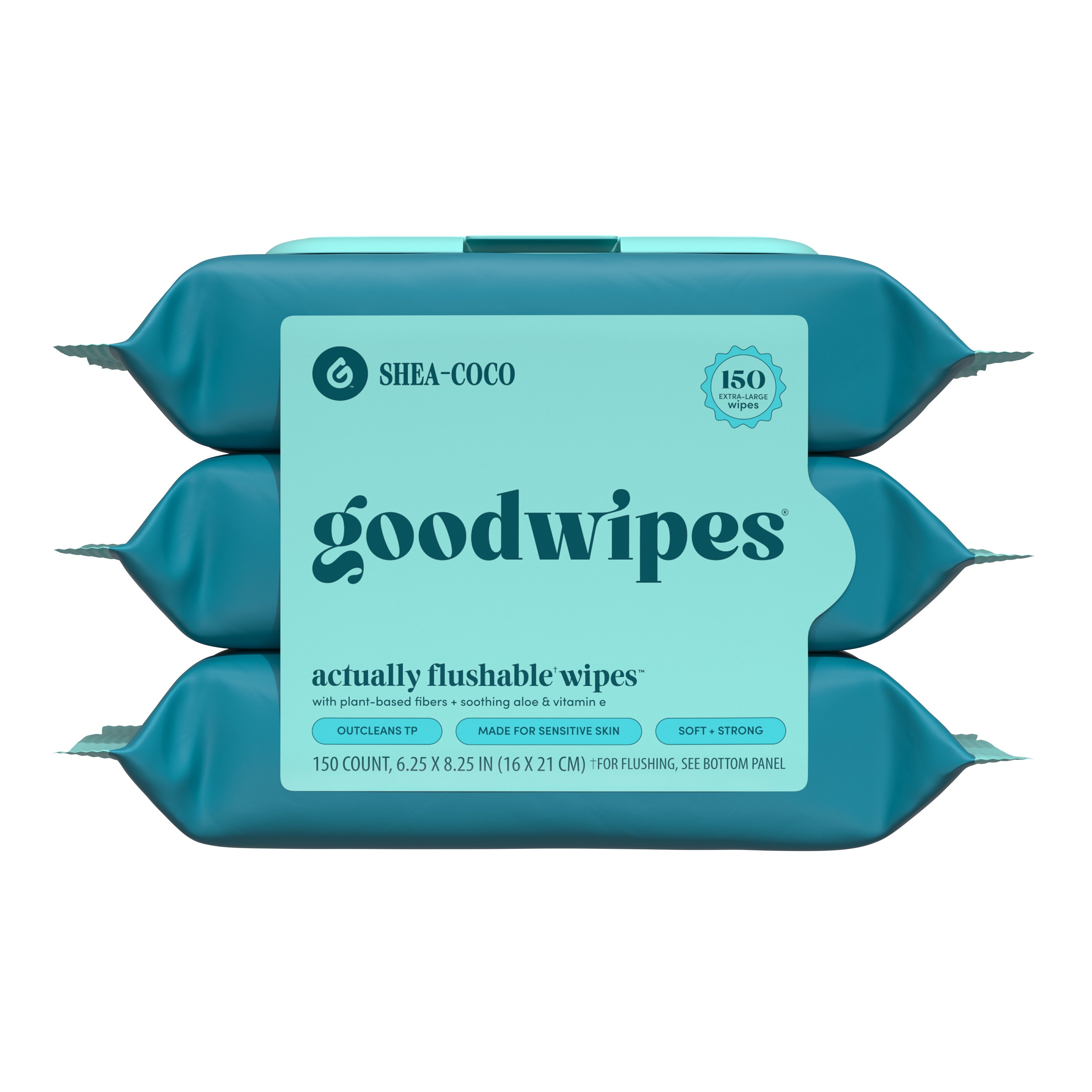 Goodwipes Flushable Wipes Shea Coco Shop Toilet paper at HEB