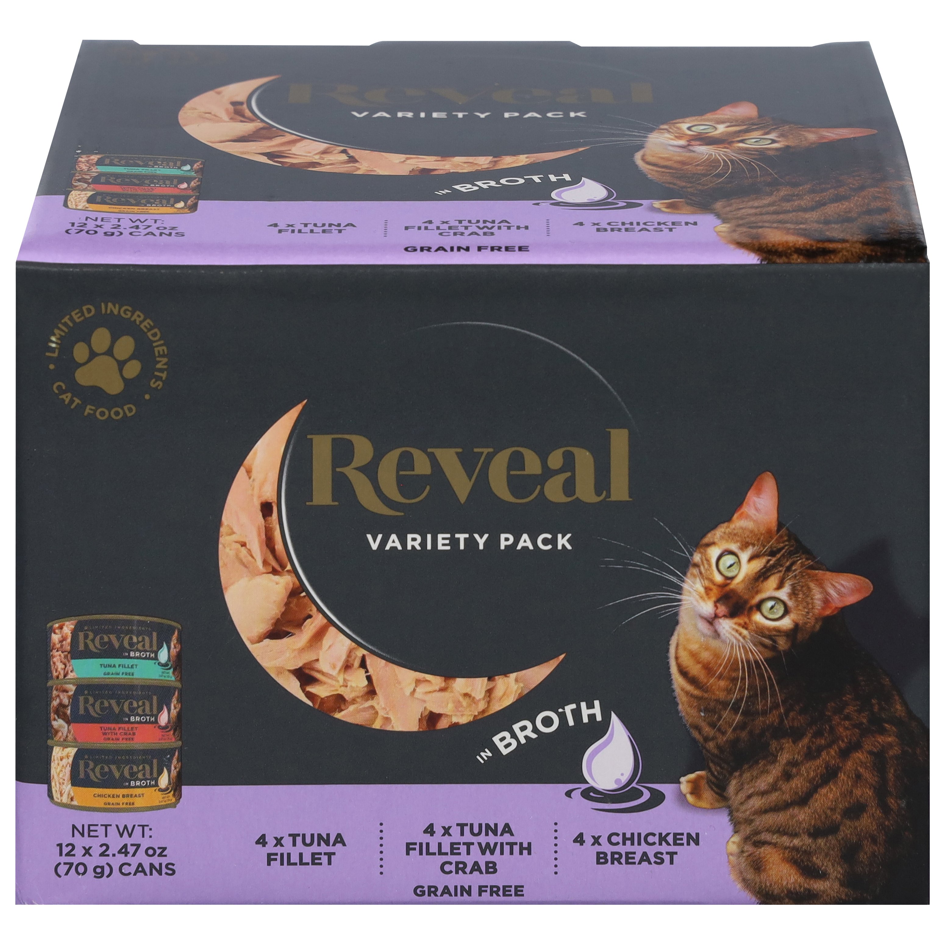 Reveal Grain-Free Wet Cat Food In Broth Variety Pack - Shop Food at H-E-B