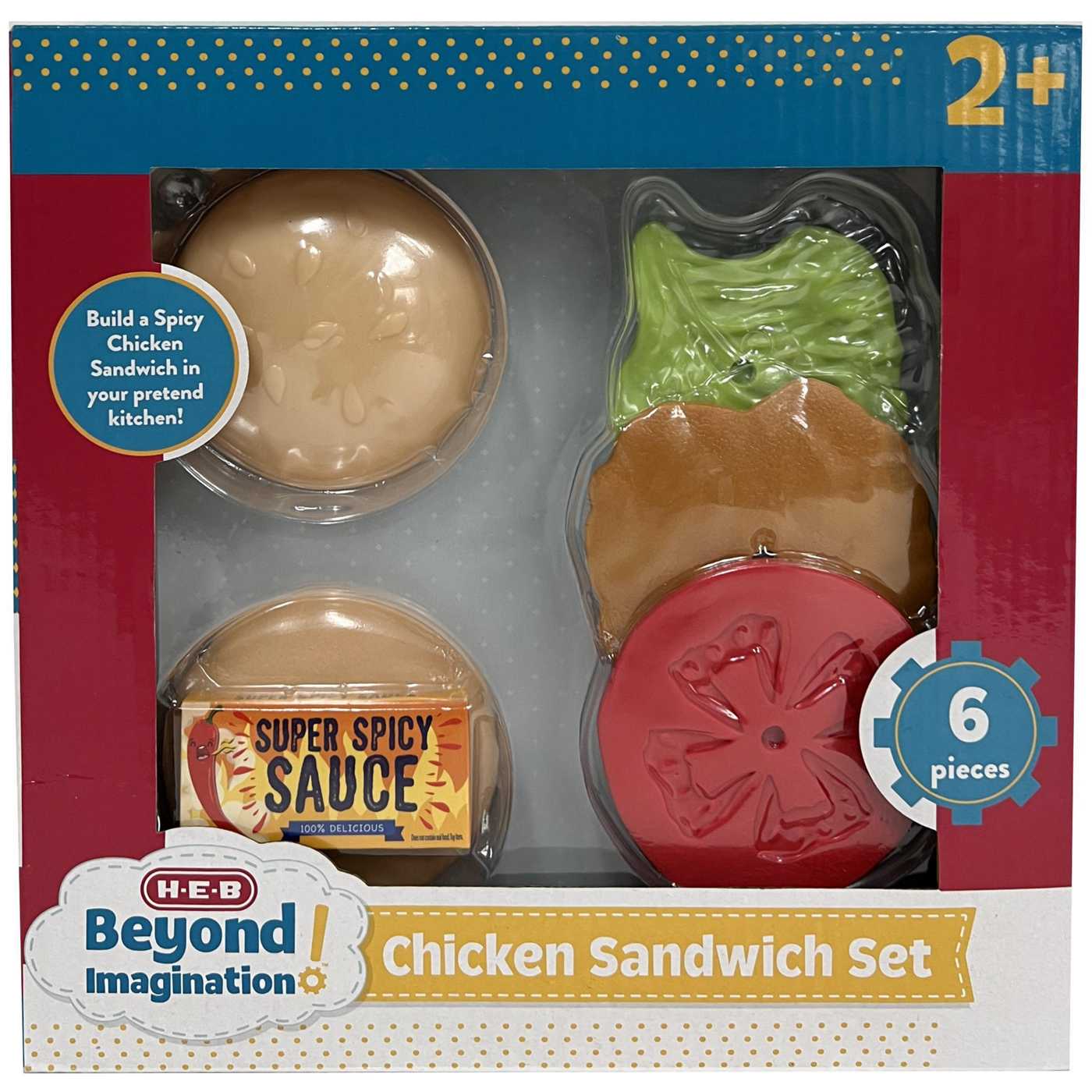 H-E-B Beyond Imagination! Build a Chicken Sandwich Playset; image 2 of 3