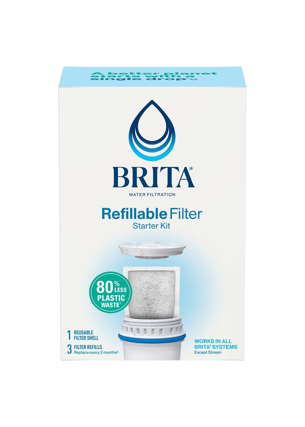 Brita Refillable Water Filter Starter Kit; image 1 of 5