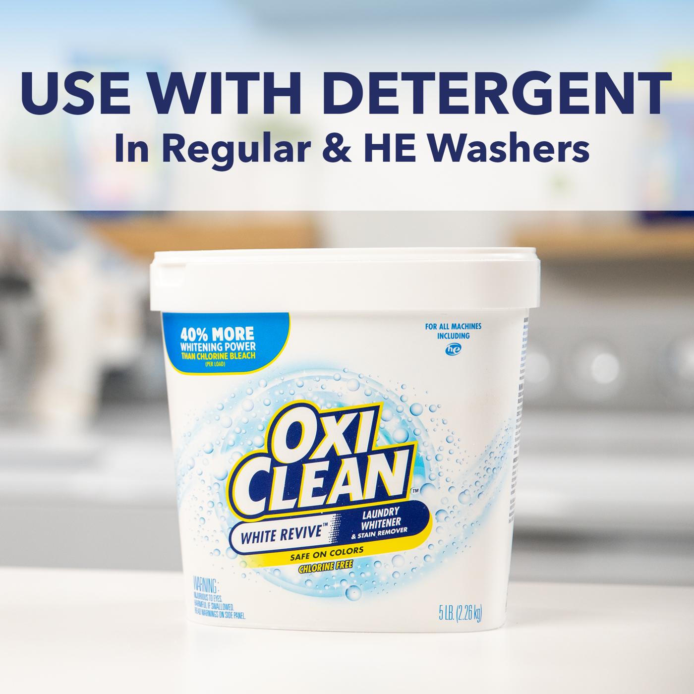 OxiClean White Revive Laundry Whitener & Stain Remover; image 2 of 13