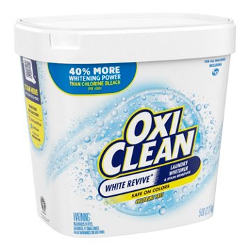 OxiClean White Revive Laundry Whitener & Stain Remover, 5 lb