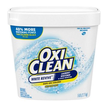 OxiClean White Revive Laundry Whitener & Stain Remover, 5 lb