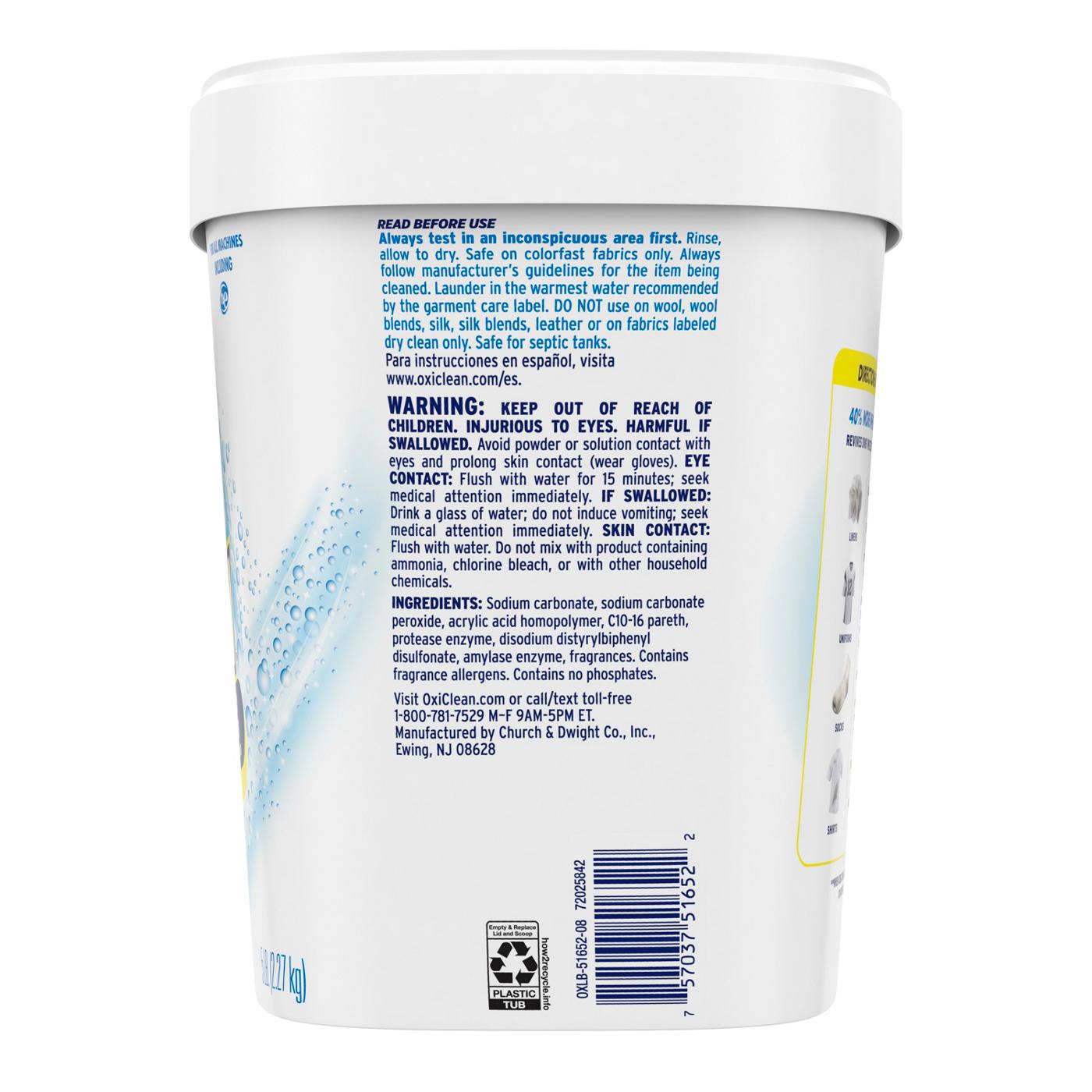 OxiClean White Revive Laundry Whitener & Stain Remover; image 8 of 13