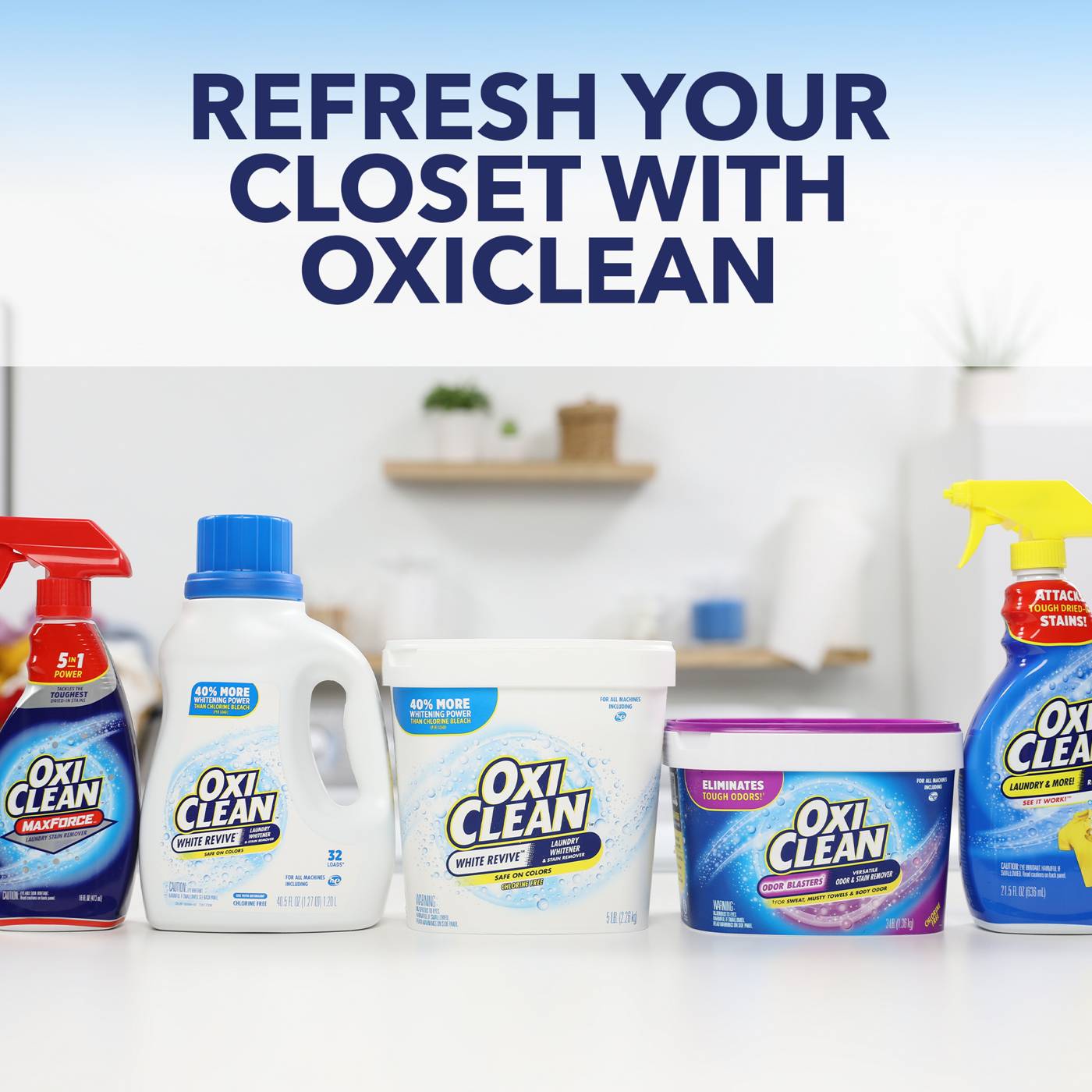 OxiClean White Revive Laundry Whitener & Stain Remover; image 12 of 16