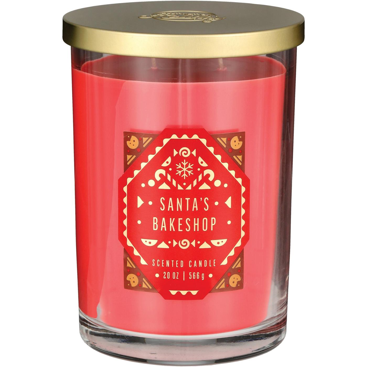 Destination Holiday Santa's Bakeshop Scented Christmas Candle; image 2 of 2