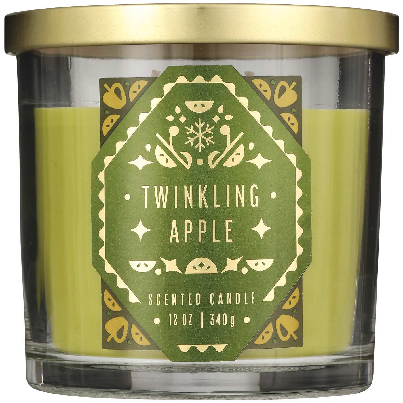 Destination Holiday Twinkling Apple Scented Candle; image 1 of 2