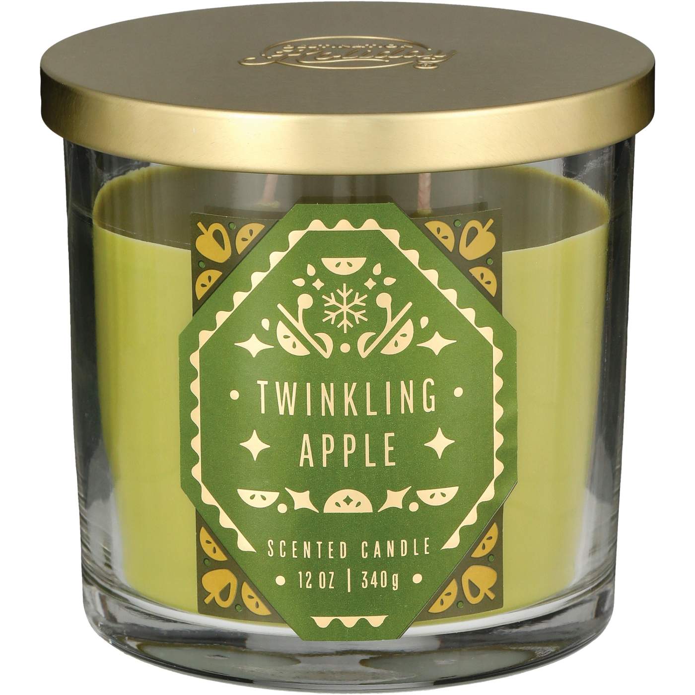 Destination Holiday Twinkling Apple Scented Candle; image 2 of 2