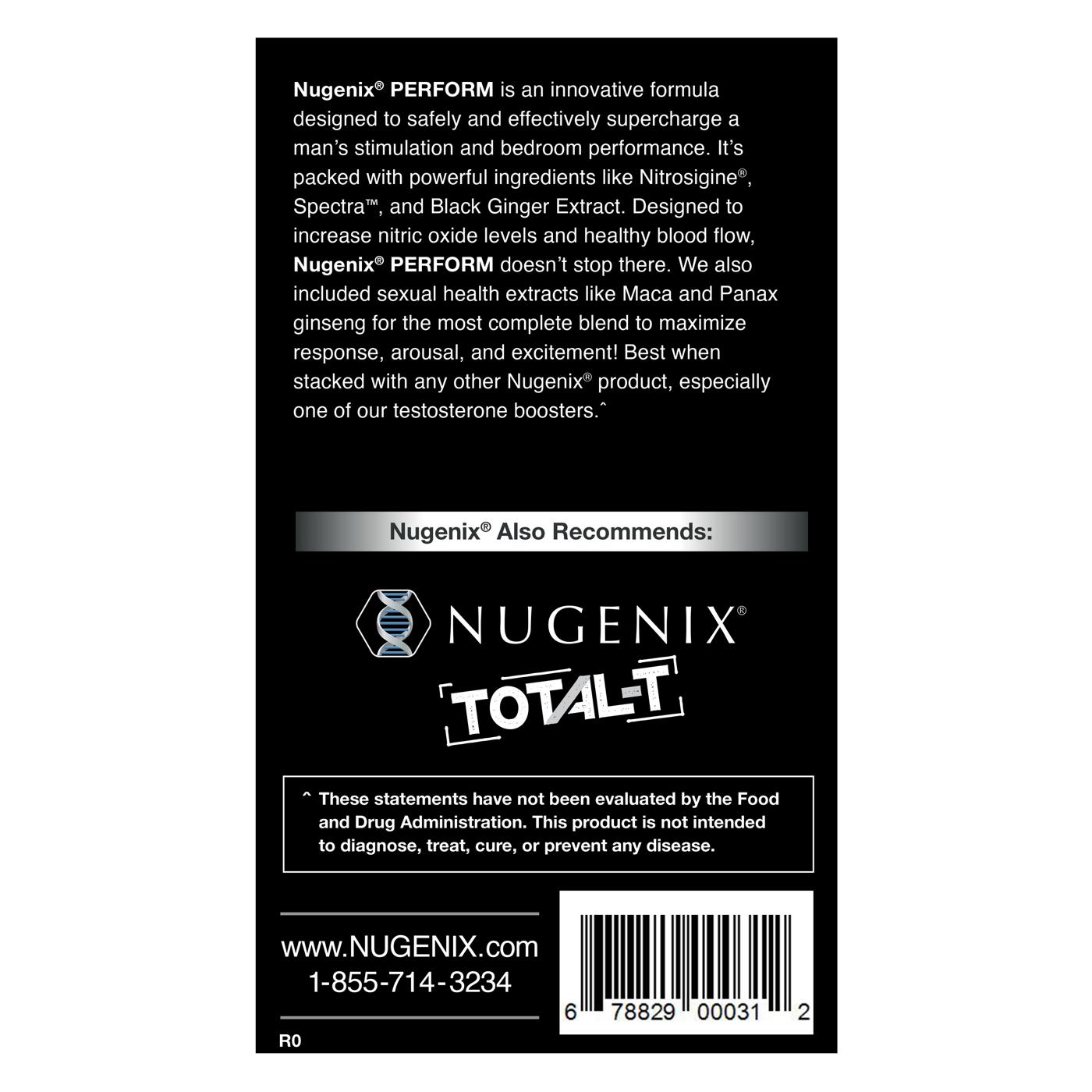 Nugenix Perform Sexual Vitality Booster Tablets; image 3 of 3