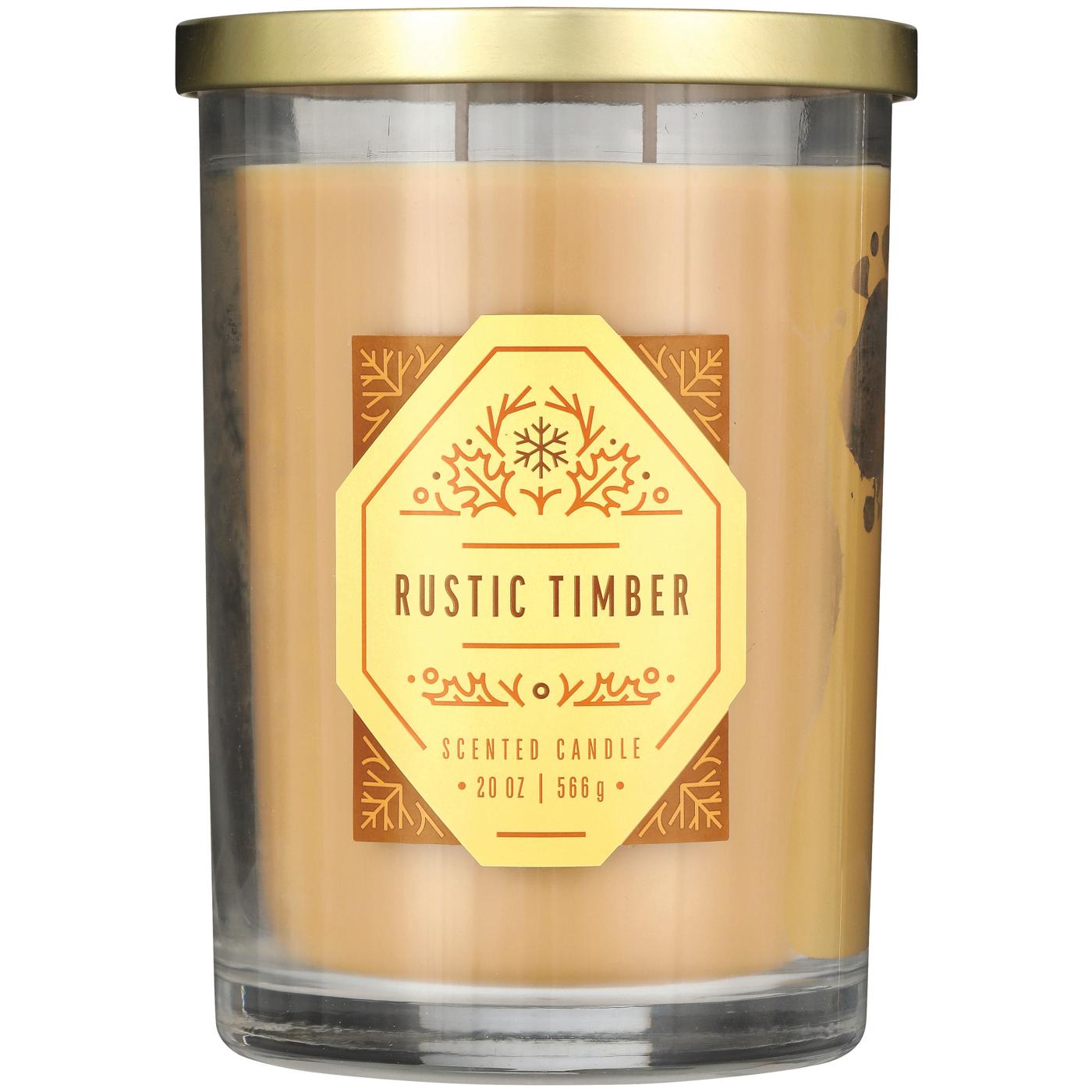 Destination Holiday Rustic Timber Scented Christmas Candle; image 1 of 2