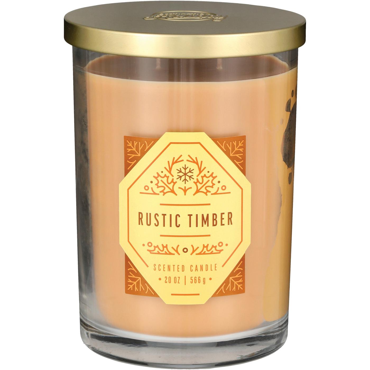 Destination Holiday Rustic Timber Scented Christmas Candle; image 2 of 2