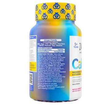 Zarbee's Zarbee's Children's Calm Gummies + Magnesium, Chamomile & Vitamin B6 - Natural Raspberry Flavor