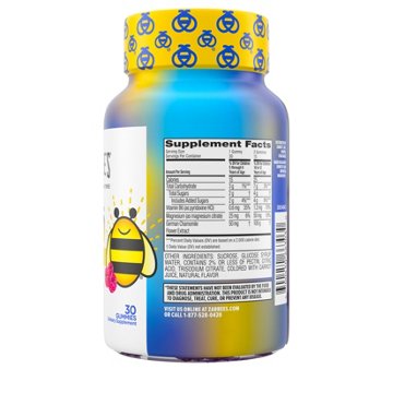 Zarbee's Zarbee's Children's Calm Gummies + Magnesium, Chamomile & Vitamin B6 - Natural Raspberry Flavor
