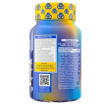 Zarbee's Zarbee's Children's Calm Gummies + Magnesium, Chamomile & Vitamin B6 - Natural Raspberry Flavor