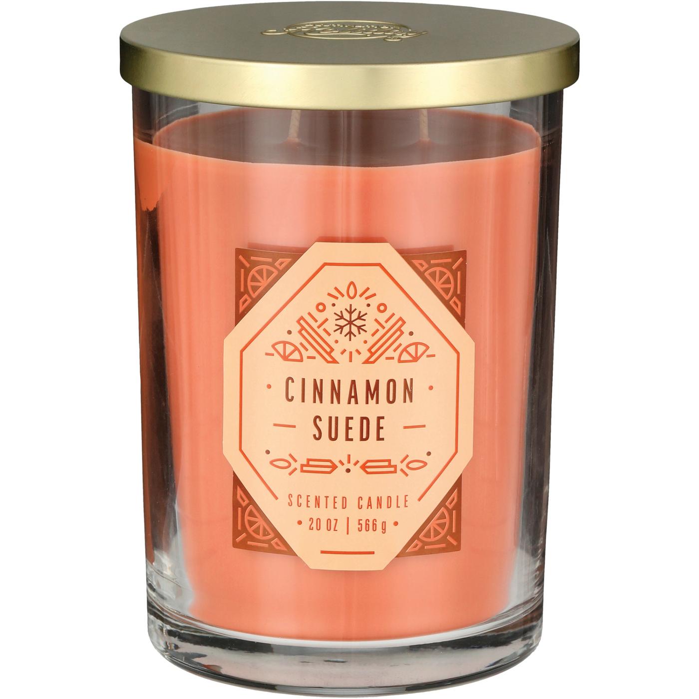 Destination Holiday Cinnamon Suede Scented Candle; image 2 of 2