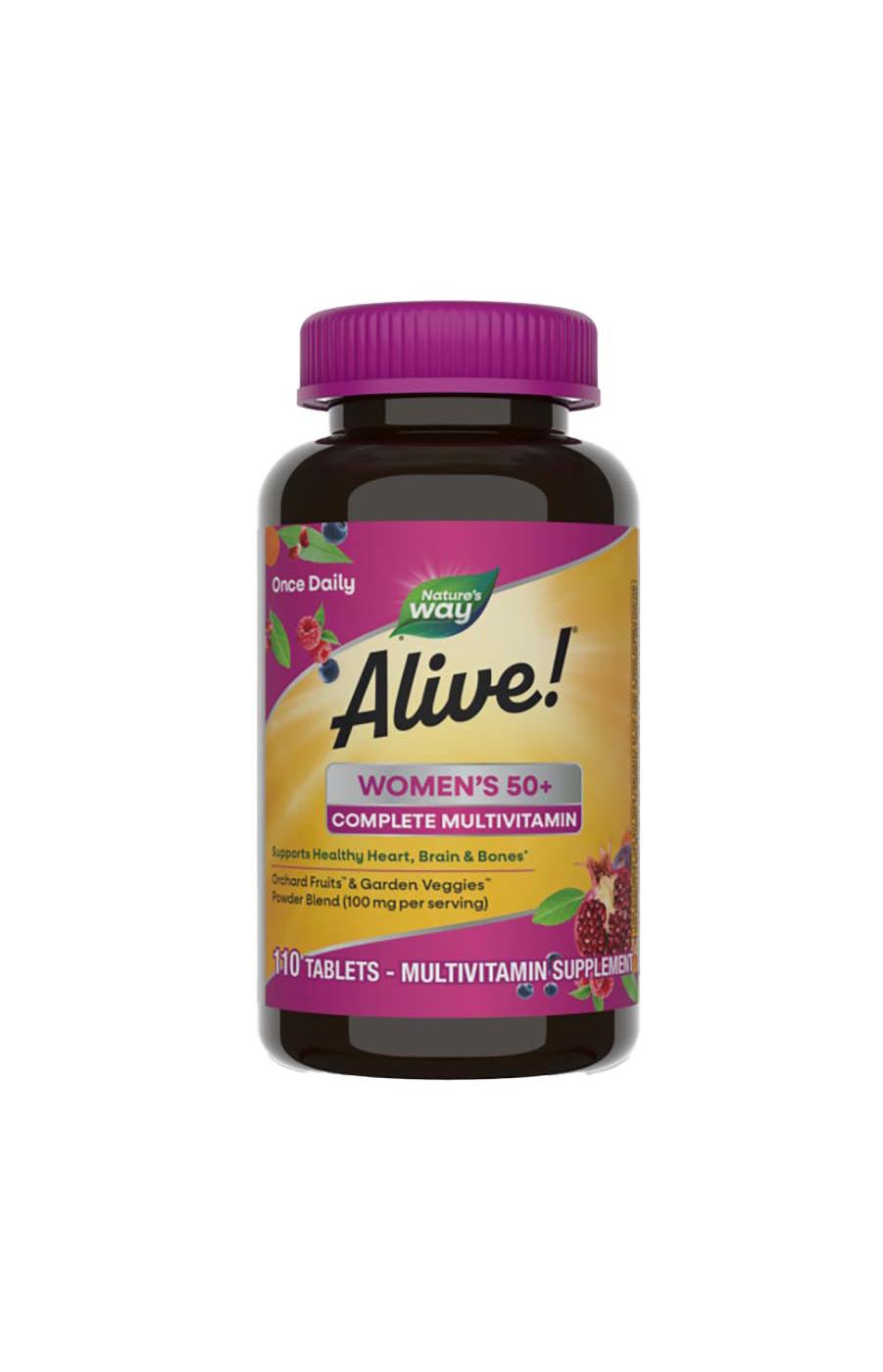 Alive! Women's 50+ Complete Multivitamin Tablets; image 1 of 3